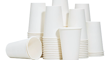 Stack of paper cups